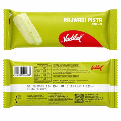 VADILAL RAJWADI PISTA COOL-fi ICE CREAM BAR - 60ml